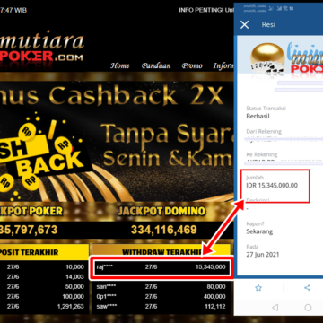 BUKTI TRANSFER 15.3 JUTA MEMBER BANDAR Q