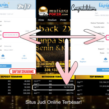 BUKTI TRANSFER 79 JUTA MEMBER BANDAR Q