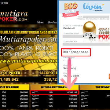 BUKTI TRANSFER 16.3 JUTA MEMBER BANDAR Q