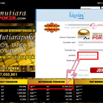 BUKTI TRANSFER 35.9 JUTA MEMBER BANDAR Q