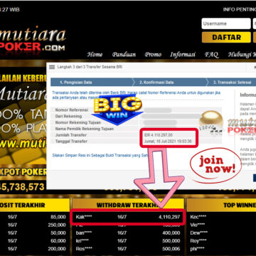 BUKTI TRANSFER 4.1 JUTA MEMBER BANDAR Q