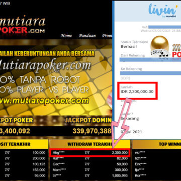 BUKTI TRANSFER 2.3 JUTA MEMBER BANDAR Q