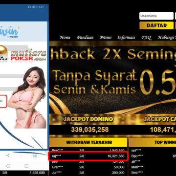 BUKTI TRANSFER 16.3 JUTA MEMBER BANDAR Q