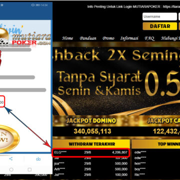 BUKTI TRANSFER 4.2 JUTA MEMBER BANDAR Q