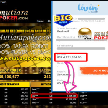 BUKTI TRANSFER 4.1 JUTA MEMBER BANDAR Q