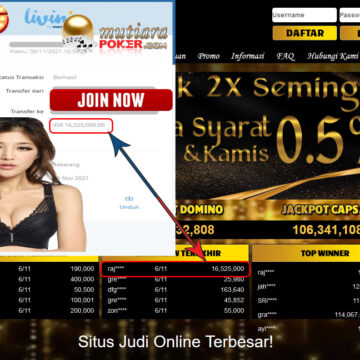 BUKTI TRANSFER 16.5 JUTA MEMBER BANDAR Q