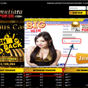 BUKTI TRANSFER 4.5 JUTA MEMBER BANDAR Q