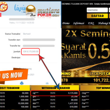 BUKTI TRANSFER 9.1 JUTA MEMBER BANDAR Q