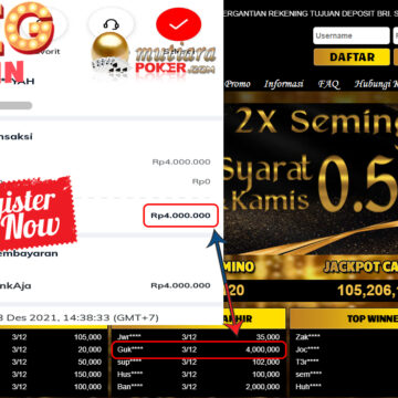 Bukti Withdraw (4.000.000) Member Setia Mutiarapoker