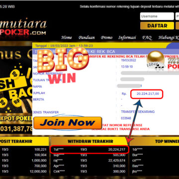 Bukti Withdraw ( 20.224.217- ) Member Setia Mutia