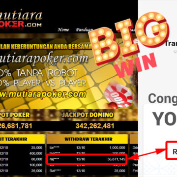 Bukti Withdraw (56.871.145- ) Member Setia Mutiarapoker