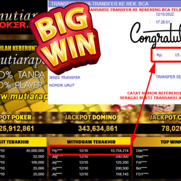 Bukti Withdraw (15.754.214- ) Member Setia Mutiarapoker