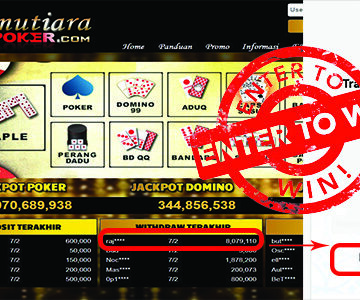 Bukti Withdraw (8.079.110- ) Member Setia Mutiarapoker