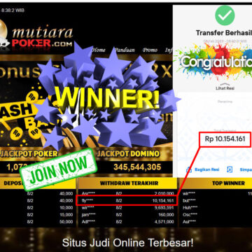 Bukti Withdraw (10.154.161- ) Member Setia Mutiarapoker