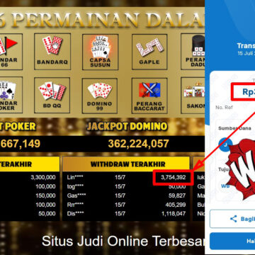 Bukti Withdraw ( 3,754,392,-) Member Setia Mutiarapoker