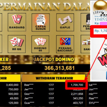 Bukti Withdraw ( 1,709,700,-) Member Setia Mutiarapoker