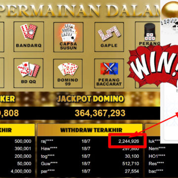 Bukti Withdraw ( 2,244,926,-) Member Setia Mutiarapoker