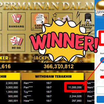 Bukti Withdraw ( 11,000,000,-) Member Setia Mutiarapoker