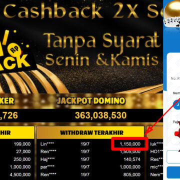 Bukti Withdraw ( 1,150,000,-) Member Setia Mutiarapoker