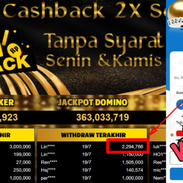 Bukti Withdraw ( 2,294,766,-) Member Setia Mutiarapoker