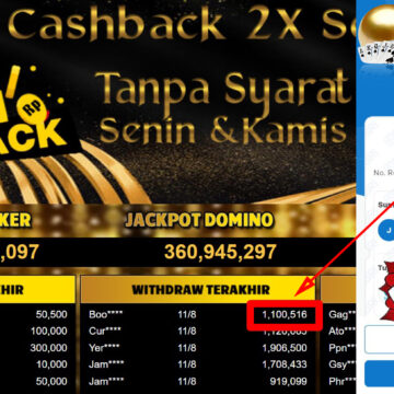 Bukti Withdraw ( 1,100,516,-) Member Setia Mutiarapoker