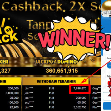 Bukti Withdraw ( 7,748,870.-) Member Setia Mutiarapoker