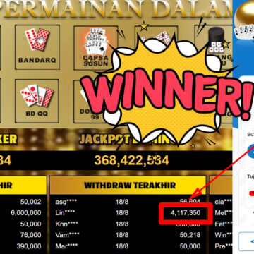 Bukti Withdraw ( 4,117,350.-) Member Setia Mutiarapoker