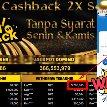 Bukti Withdraw ( 3,708,100.-) Member Setia Mutiarapoker