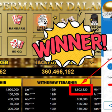 Bukti Withdraw ( 1.602.320,-) Member Setia Mutiarapoker