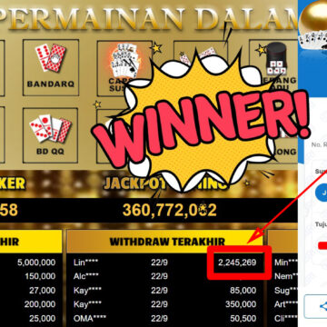 Bukti Withdraw ( 2.245.269,-) Member Setia Mutiarapoker