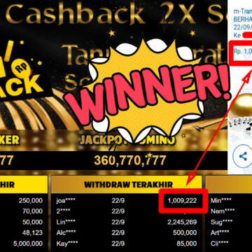 Bukti Withdraw ( 1.009.222,-) Member Setia Mutiarapoker