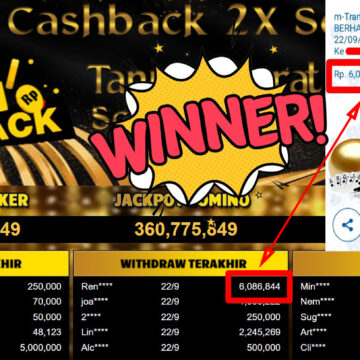 Bukti Withdraw ( 6.086.844,-) Member Setia Mutiarapoker