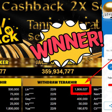 Bukti Withdraw ( 1.809.027,-) Member Setia Mutiarapoker