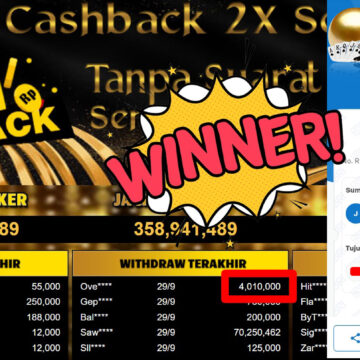 Bukti Withdraw ( 4.010.000,-) Member Setia Mutiarapoker