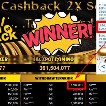 Bukti Withdraw ( 3.104.381,-) Member Setia Mutiarapoker