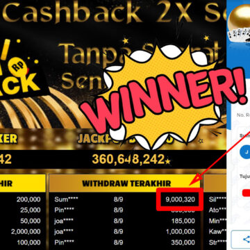 Bukti Withdraw ( 9.000.320,-) Member Setia Mutiarapoker