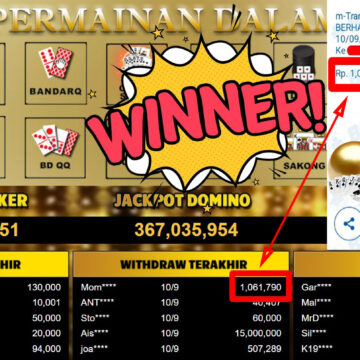 Bukti Withdraw ( 1.061.790,-) Member Setia Mutiarapoker