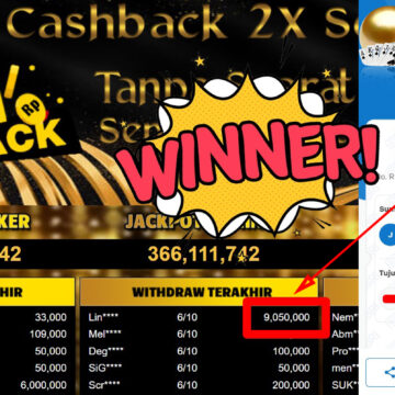 Bukti Withdraw ( 9.050.000,-) Member Setia Mutiarapoker