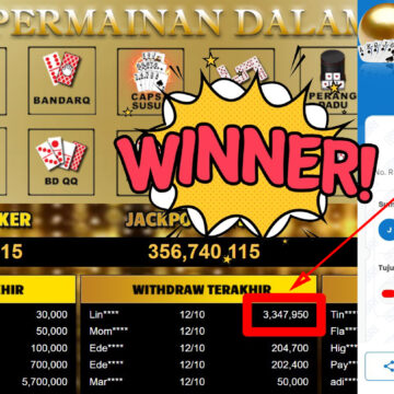 Bukti Withdraw ( 3.347.950,-) Member Setia Mutiarapoker