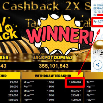 Bukti Withdraw ( 1.070.898,-) Member Setia Mutiarapoker