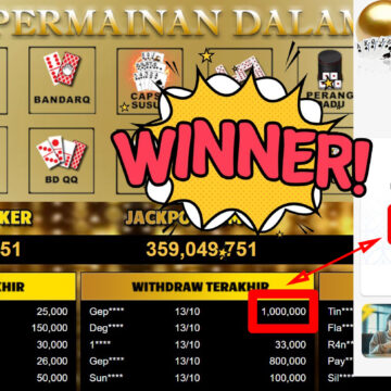 Bukti Withdraw ( 1.000.000,-) Member Setia Mutiarapoker