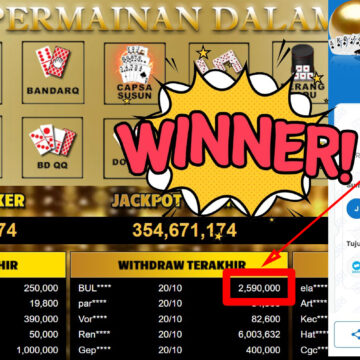 Bukti Withdraw ( 2.590.000,-) Member Setia Mutiarapoker