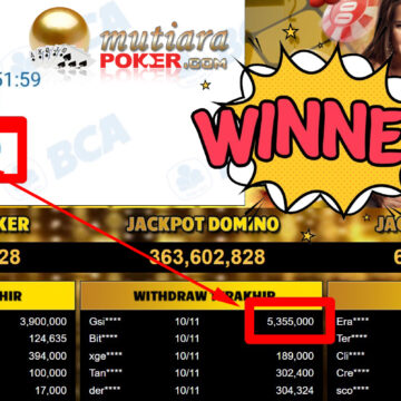 Bukti Withdraw ( 5.355.000,-) Member Setia Mutiarapoker