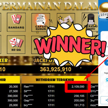 Bukti Withdraw ( 2.109.000,-) Member Setia Mutiarapoker