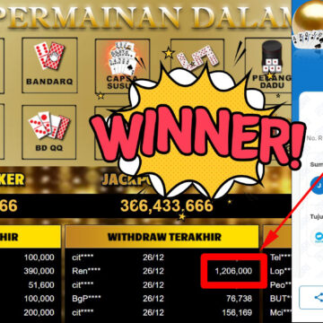 Bukti Withdraw ( 1.206.000,-) Member Setia Mutiarapoker