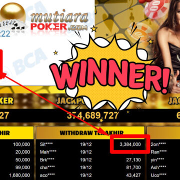 Bukti Withdraw ( 3.384.000,-) Member Setia Mutiarapoker