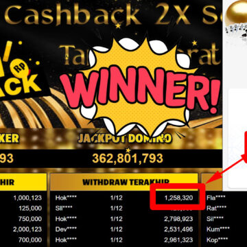 Bukti Withdraw ( 1.258.320,-) Member Setia Mutiarapoker